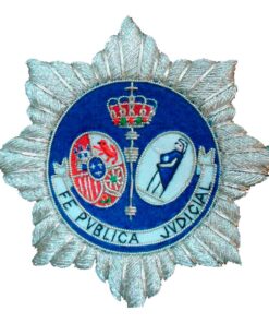 Escudo para toga Fedatario Publico Judicial fondo blanco
