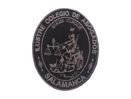 Escudo bordado a maquina colegio de abogados de salamanca