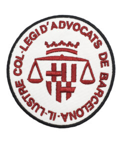 Escudo para poner en la Toga de los Abogados de Barcelona