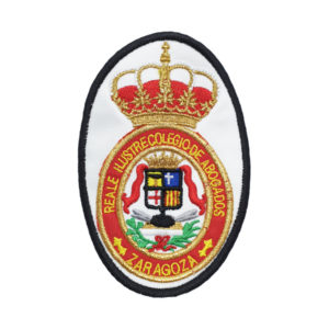 Escudo del Colegio de Abogados de Zaragoza para poner en las Togas